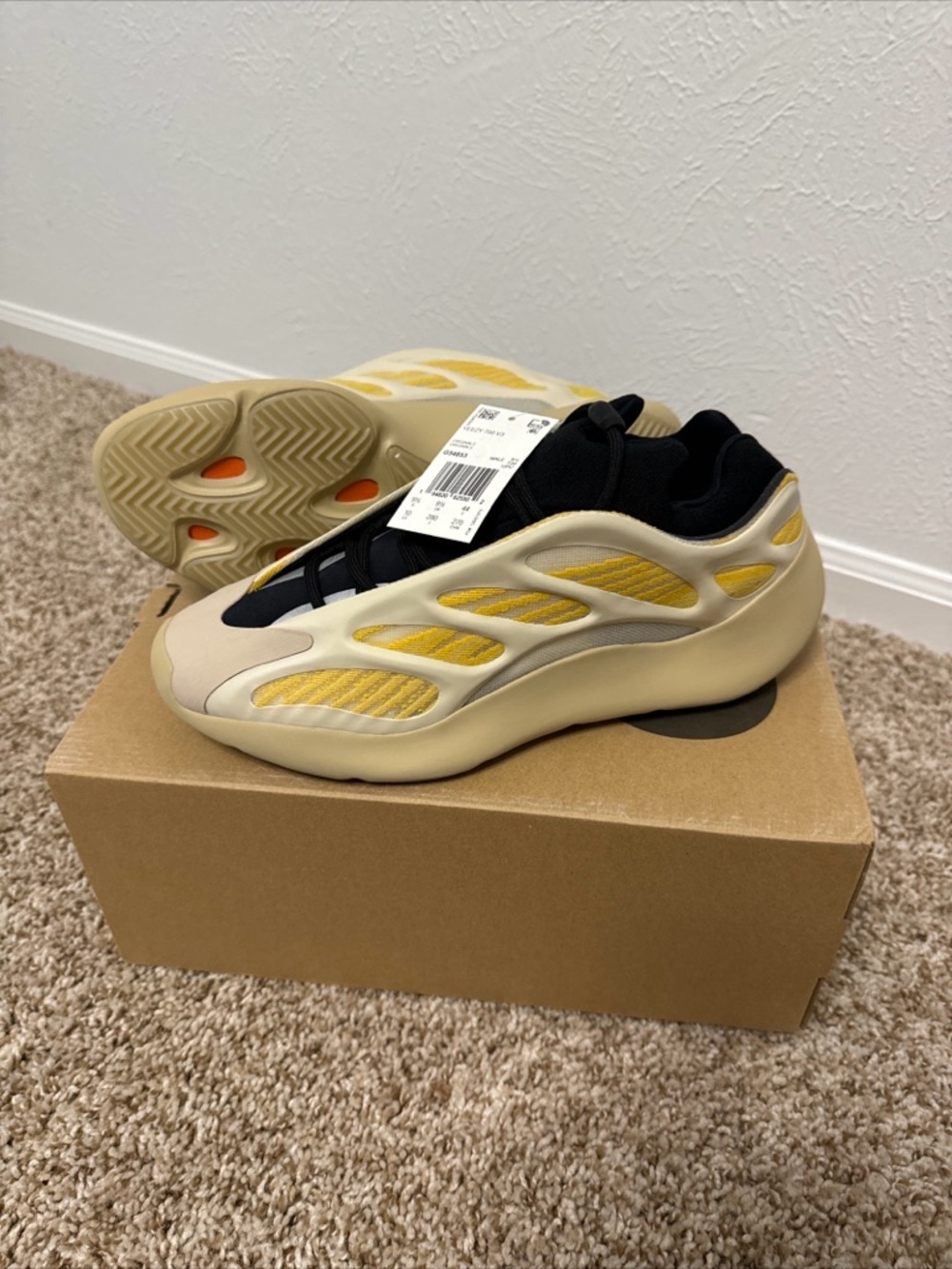 adidas Yeezy 700 V3 in Yellow and Cream